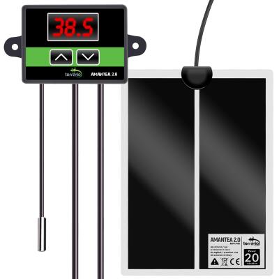 Нагревательный мат с термостатом Terrario Amantea 2.0 20W 20W 42x28см