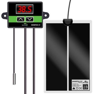 Нагревательный мат с термостатом Terrario Amantea 2.0 28W 28W 53x28см