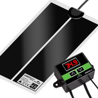 Нагрівальний мат з термостатом Terrario Amantea 2.0 45W 80x28см