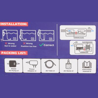 Компресор супертихий Aqua Nova NA-PIEZO-AIR-36 36 л/г