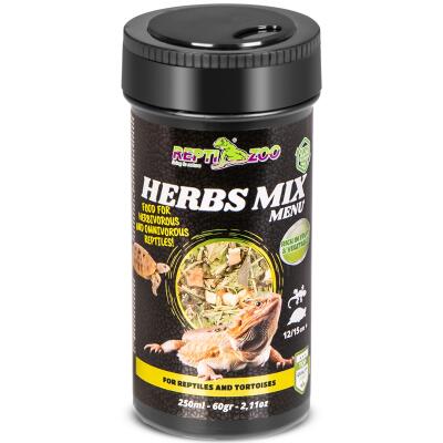 Растительная смесь для рептилий и черепах Repti-Zoo Herbs Mix Menu 250мл.