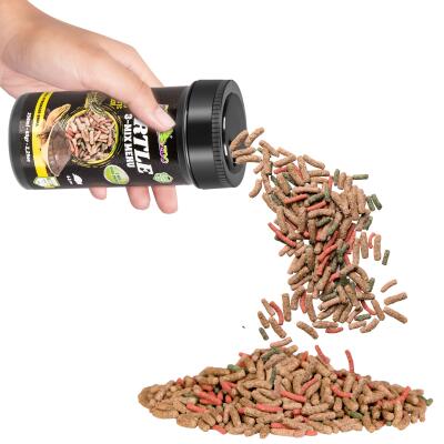 Корм с чесноком для водных черепах Repti-Zoo Turtle 3-Mix Menu 250мл.