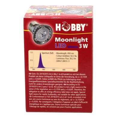 Ночная лампа LED для террариумов Hobby Moonlight LED 3 W (37595)
