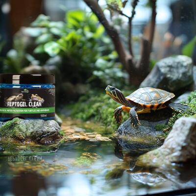 Бактерии в гелевых шариках для черепах и рептилий Terrario ReptoGel Clean 500мл.