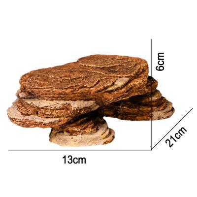 Декорація криївка Terrario Mountain Shelf S 13x21x6см (22147)