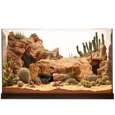 Декорація криївка Terrario Mountain Shelf M 22x17x8,5см (23188)