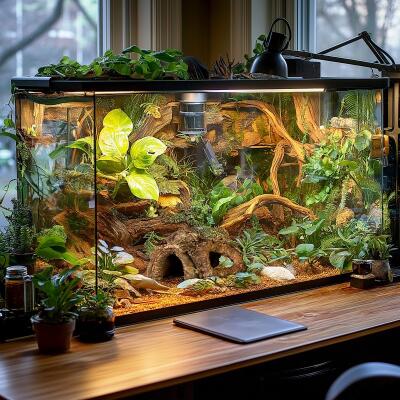 Декорація укриття Terrario Wood Cave S 14x9x7см (15108)