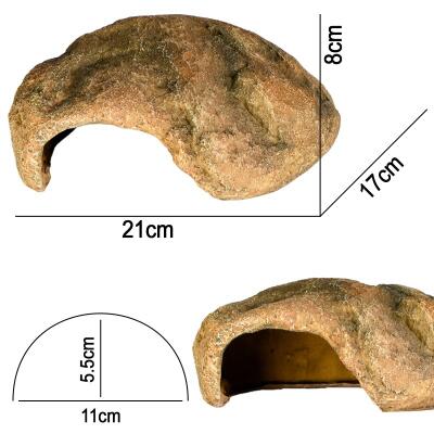 Декорація пещера Terrario Gecko Cave M 21x17x8см (24178)