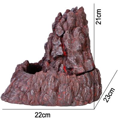 Декорация фонтан Terrario Volcano Fountain 22x23x21см (232321)