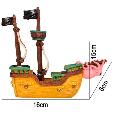 Декорація піратський корабель Kruger Meier Pirate Ship S 16x6x15см (16614)