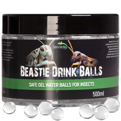 Вода в шариках для насекомых Terrario Beastie Drink Balls 500мл.