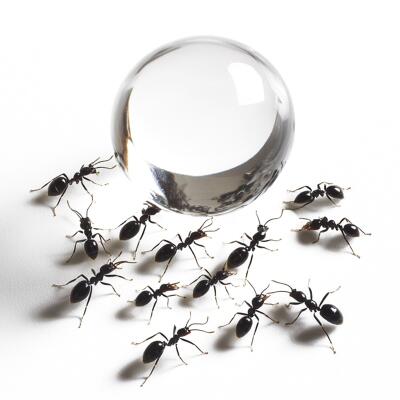 Вода в шариках для насекомых Terrario Beastie Drink Balls 500мл.