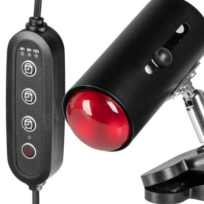 Світильник з затискної ручкою і таймером Terrario ReptiSun Time Control 200W