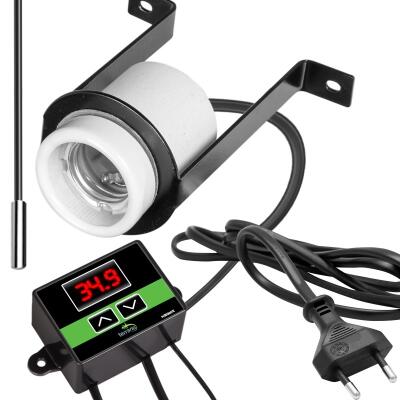 Світильник керамічний патрон з термостатом Terrario Muaritan Temperature Control 200W