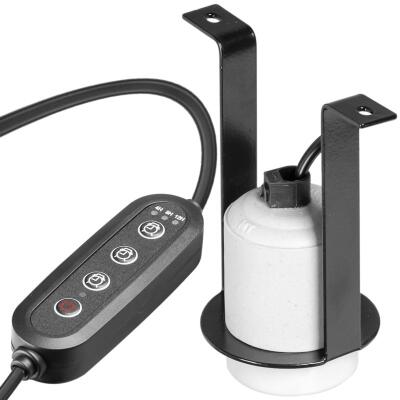 Світильник керамічний патрон з таймером Terrario Muaritan Time Control 200W