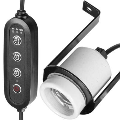 Світильник керамічний патрон з таймером Terrario Muaritan Time Control 200W