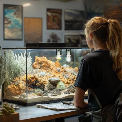 Светильник керамический патрон Terrario Muaritan Ceramic Socket 200W