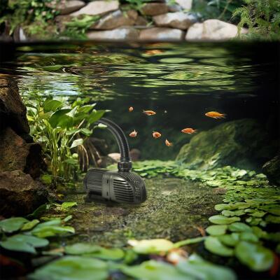 Енергоефективний насос для ставка Kruger Meier StreamPulse Pond 6000 л/год із захистом