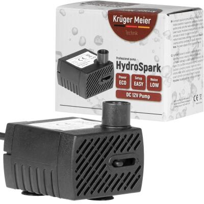 Помпа подъемная Kruger Meier HydroSpark 350 - мини насос 12V, 220 л/ч