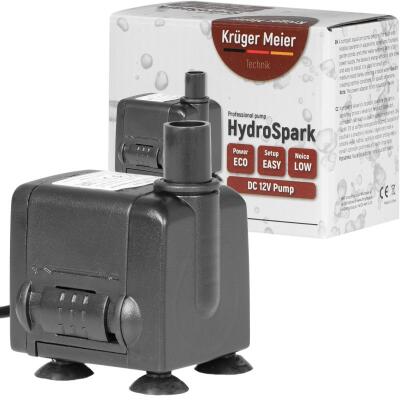 Помпа подъемная Kruger Meier HydroSpark 650 - мини насос 12V, 450 л/ч