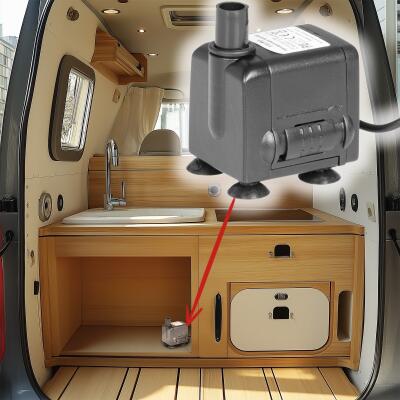 Помпа подъемная Kruger Meier HydroSpark 650 - мини насос 12V, 450 л/ч