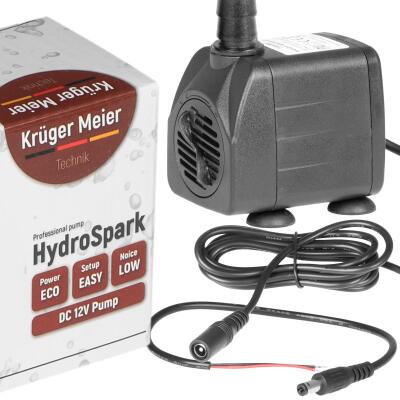 Помпа подъемная Kruger Meier HydroSpark 1750 – мини насос 12V, 1500 л/час