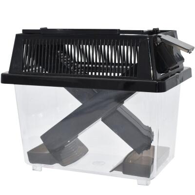 Контейнер для сверчков Repti-Zoo Crickets Keeper, с трубками для кормления, вентиляцией и мисками, 19×11×15 см