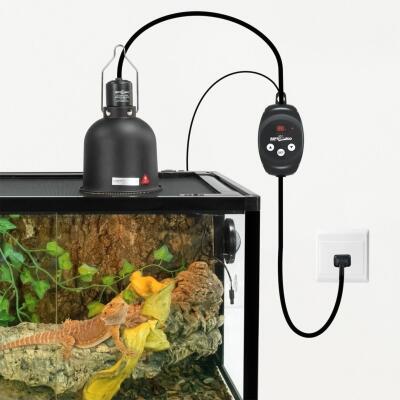Светильник с глубоким рефлектором и термостатом Repti-Zoo RL04DTC 100W, с функцией dimming для террариума