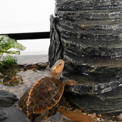 Декоративный фильтр-водопад Repti-Zoo Turtle Filter Rock GLB09 в форме скалы для черепах, крабов и амфибий (350 л/ч, до 90 литров)