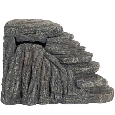Декоративный фильтр-водопад Repti-Zoo Turtle Filter Rock GLB09 в форме скалы для черепах, крабов и амфибий (350 л/ч, до 90 литров)