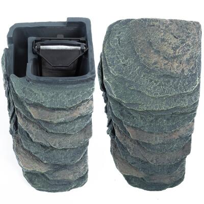 Декоративный фильтр-водопад Repti-Zoo Turtle Filter Rock GLB09 в форме скалы для черепах, крабов и амфибий (350 л/ч, до 90 литров)