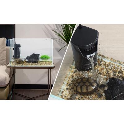 Внутренний фильтр Repti-Zoo Aquatic Corner Filter (GLB07) для террариумов с черепахами, рыбами и амфибиями (200 л/ч, до 38 литров)