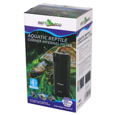 Внутренний фильтр Repti-Zoo Aquatic Corner Filter (GLB07) для террариумов с черепахами, рыбами и амфибиями (200 л/ч, до 38 литров)