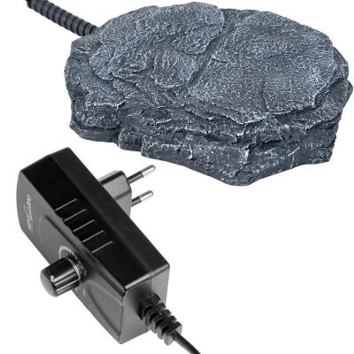 Нагрівальний камінь з регулятором температури Repti-Zoo Dimmer Heat Rock 8W 18×14×3 см (AHR0608P) для тераріумів