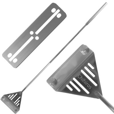 Скребок для акваріумного скла Chihiros Algae Scraper 65 см з нержавіючої сталі з 10 змінними лезами