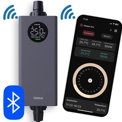 Нагрівач зовнішній Chihiros Heater Pro 12/16мм, 10-1000W з керуванням через додаток