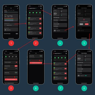 Автоматический магнитный смеситель Chihiros Magnetic Stirrers для удобрений и дозирования в аквариумах (4 позиции)