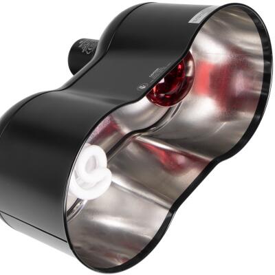 Светильник сдвоенный Terrario SunFusion Duo с двумя керамическими патронами E27, 2 x 150Вт