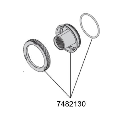 Кришка насосу з ущільнювачем для Eheim compactON 3000 / PLAY3500 (7482130)