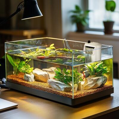 Фильтр для черепах Kruger Meier TurtleX Elite с водопадом и регулируемым потоком для мелководных аквариумов