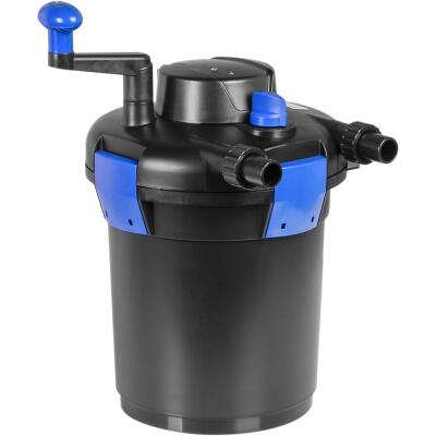 Ставковий фільтр, напірний Kruger Meier PondX UV 4000 з лампою 9 Вт та швидким очищенням для декоративних водойм