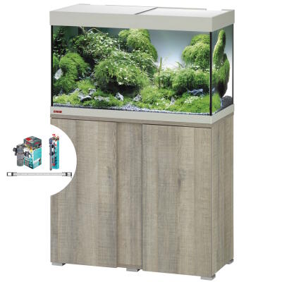 Аквариумный комплект Eheim vivaline LED 126 1x10.6W (LED) серый дуб с тумбой (0613001)
