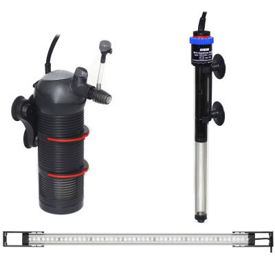 Аквариумный комплект Eheim vivaline LED 126 1x10.6W (LED) серый дуб с тумбой (0613001)