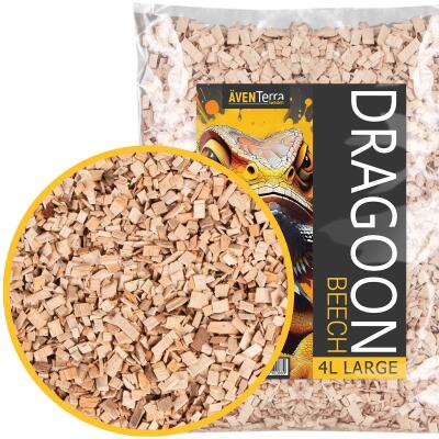 Натуральна деревна підстилка Aventerra DRAGOON Beech Large 4л для рептилій, павуків і гризунів