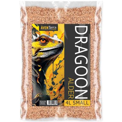 Натуральна деревна підстилка Aventerra DRAGOON Alder Small 4л для рептилій, павуків і гризунів