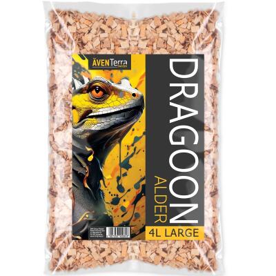 Натуральна деревна підстилка Aventerra DRAGOON Alder Large 4 л для великих тераріумів, рептилій, гризунів і павуків