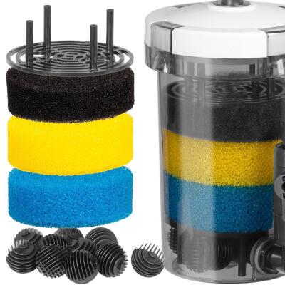 Внешний префильтр для аквариума Kruger Meier FlowPure Pro 1600 (16/22 мм) — 1,6 л