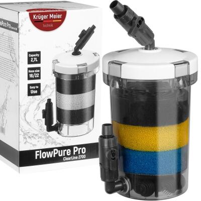 Внешний префильтр для аквариума Kruger Meier FlowPure Pro 2700 (16/22 мм) — 2.7 л