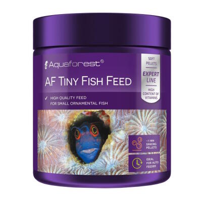 Корм для мелких морских рыб Aquaforest AF Tiny Fish Feed 120 г - мягкие гранулы с витаминами