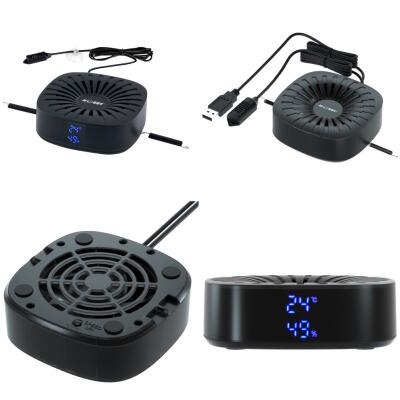 Вентилятор для террариума Hobby Terra Fan (37130) с дисплеем и датчиком температуры и влажности
